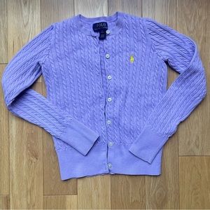 Ralph Lauren cardigan size Medium girls